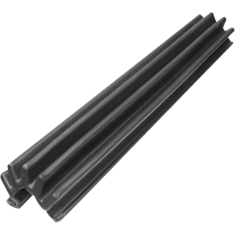 Причальный кранец Волна 120 градусов черный 800x160х140 мм (ЗОУ-120-Ч)